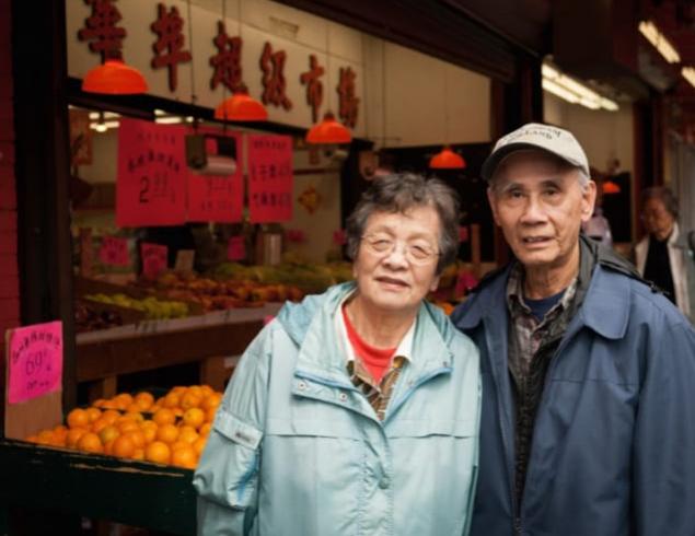China town couple